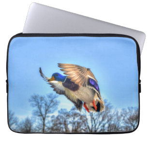 Capa Para Notebook Mallard Duck Wildlife Foto para amantes de aves
