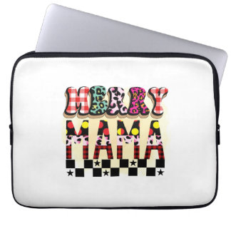 Capa Para Notebook Mama Feliz do Presente Xmas