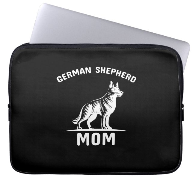 Capa Para Notebook Mamães de German shepherd de Arte da Apicultor (Frente)