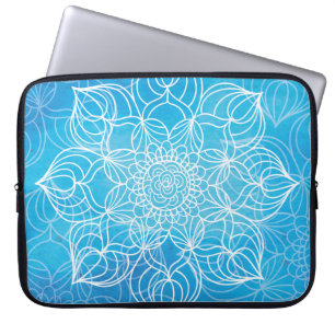Capa Para Notebook Mandala azul