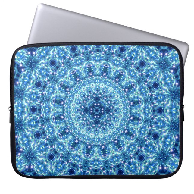 Capa Para Notebook Mandala de cristal do esplendor (Frente)