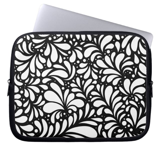 Capa Para Notebook Mandala de Flores 3 (Frente)