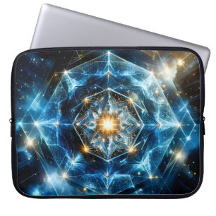 Capa Para Notebook Mandala Estrela Universo Geométrico Cósmico Abstra