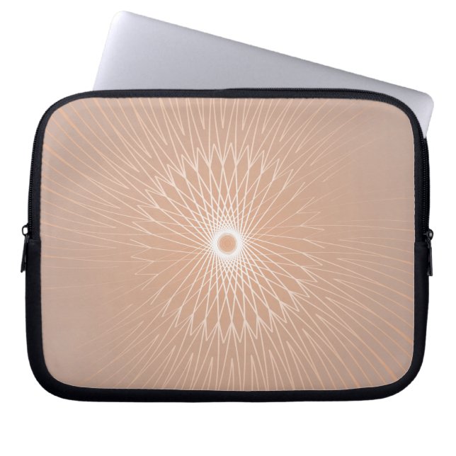 Capa Para Notebook Mandala, Fios de Bicicleta 5 (Frente)