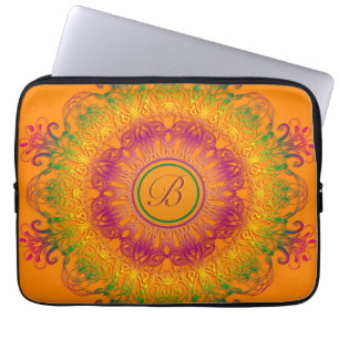 Capa Para Notebook Mandala floral étnica