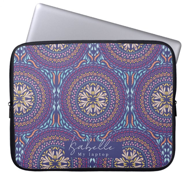 Capa Para Notebook Mandala Purple (Frente)