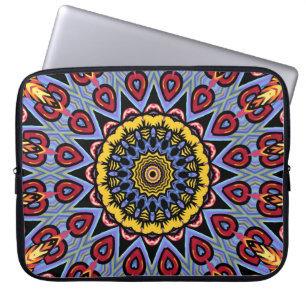 Capa Para Notebook Mandala Trippy Retro Hippie Boho Chic Bohemian