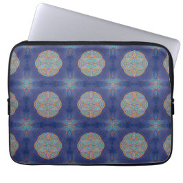 Capa Para Notebook Mandalas no Marinho Blue Repetir design