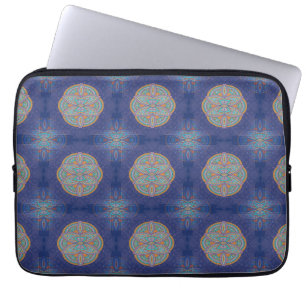 Capa Para Notebook Mandalas no Marinho Blue Repetir design
