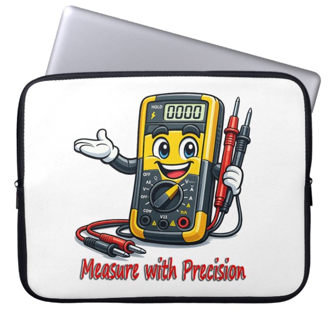 Capa Para Notebook Manga de Multímetro Medir Com Precisão Laptop S (Frente)