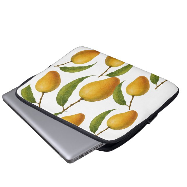 Capa Para Notebook Mango Madness Sweet, Juicy e Trendy. (Frente Inferior)