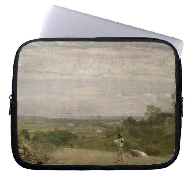 Capa Para Notebook Manhã do verão de John Constable |: Dedham de (Frente)