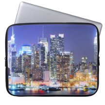 Manhattan Skyline à noite