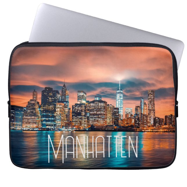 Capa Para Notebook Manhatten Cityscape (Frente)