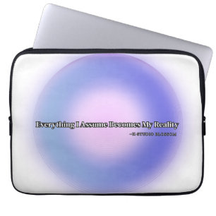 Capa Para Notebook Manifestação da Aura Roxa Estética