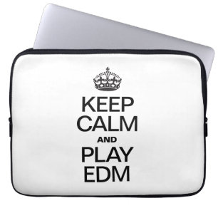 CAPA PARA NOTEBOOK MANTENHA O EDM DE CALMA E JOGAR