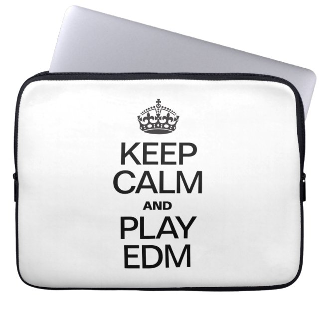 CAPA PARA NOTEBOOK MANTENHA O EDM DE CALMA E JOGAR (Frente)