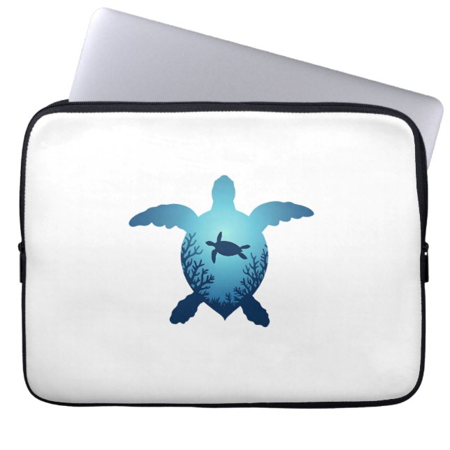 Capa Para Notebook Mantenha O Mar Livre De Plástico Salvo As Tartarug (Frente)