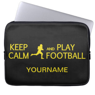 Capa Para Notebook Manter a calma e jogar bolsa de laptop personaliza