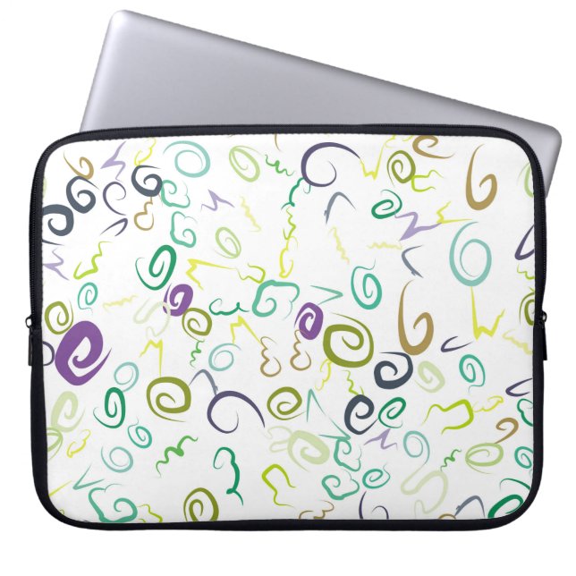 Capa Para Notebook manual com padrão uniforme de abstrato, abstrato,  (Frente)