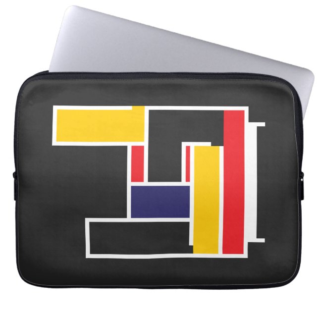 Capa Para Notebook Mão do Rock Mondrian (Frente)