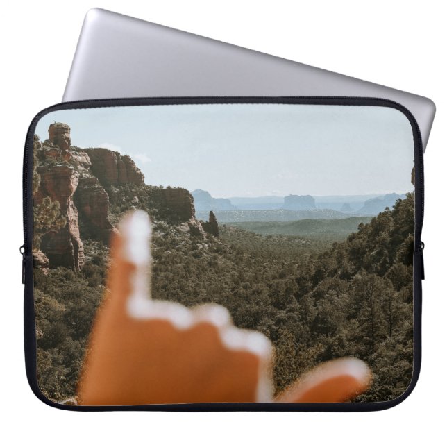 Capa Para Notebook Mão humana esquerda (Frente)