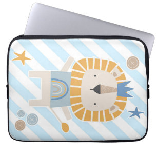 Capa Para Notebook Mão Lion Cute Lion Desenhada