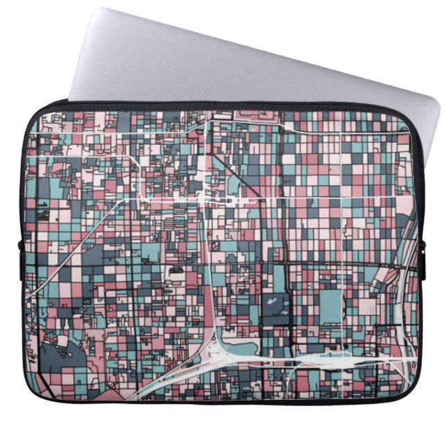 Capa Para Notebook Mapa de Kyoto Japão (Frente)