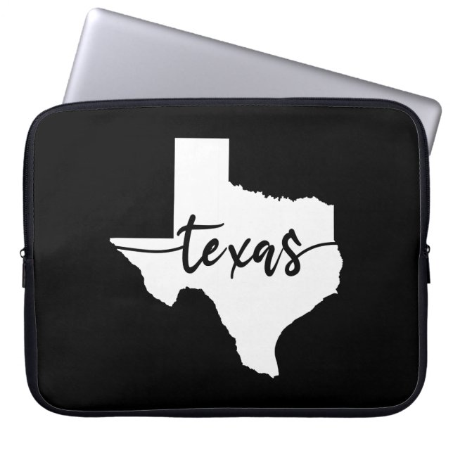 Capa Para Notebook Mapa do Estado do Texas EUA (Frente)