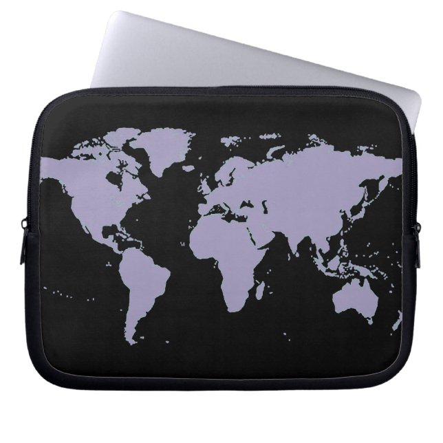Capa Para Notebook mapa do mundo, planisferas (Frente)