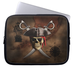 Capa Para Notebook Mapa do pirata