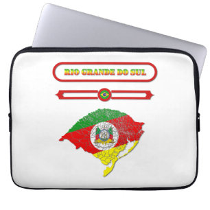 CAPA PARA NOTEBOOK MAPA DO RIO GRANDE DO SUL. SAMER BRASIL