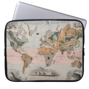 Capa Para Notebook Mapa Geológico do Mundo