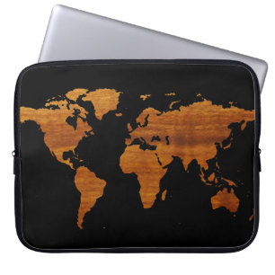 Capa Para Notebook mapa mundial