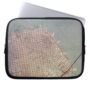 Capa Para Notebook Mapa Topográfico de São Francisco Leste