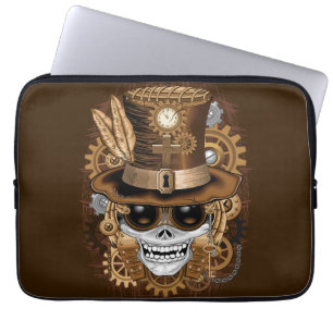 Capa Para Notebook Máquina de Retro de Voodoo Steampunk