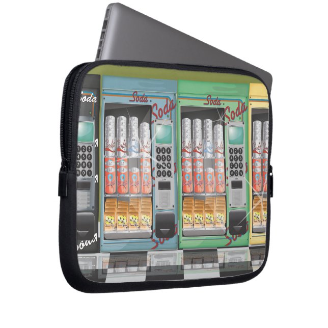 Capa Para Notebook Máquina de Venda (Frente Esquerda)