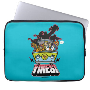 Capa Para Notebook Máquina Misteriosa "Yikes!" Gráfico