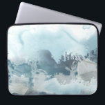 Capa Para Notebook Mar Floresta<br><div class="desc">Forest Sea II até junho Erica Vess. Este design evoca uma atmosfera relaxante,  semelhante ao mar,  com uma variedade de formas e tons azuis.</div>