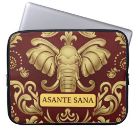 Capa Para Notebook Mara Trumpeting Glory: Gilded Mandala & Asantesana