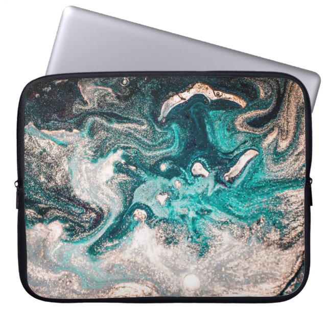Capa Para Notebook Marble Handmade: Textura De Luxo Tradicional. (Frente)