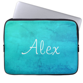 Capa Para Notebook Marbleous Alluring Aqua