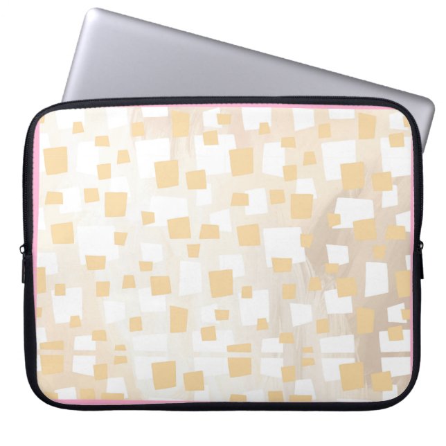 Capa Para Notebook Marca Padrão Castanho (Frente)