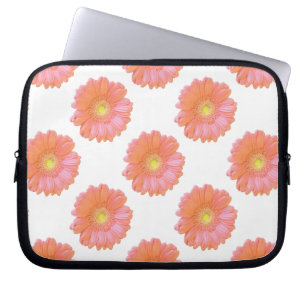 Capa Para Notebook Margarida alaranjada do gerbera