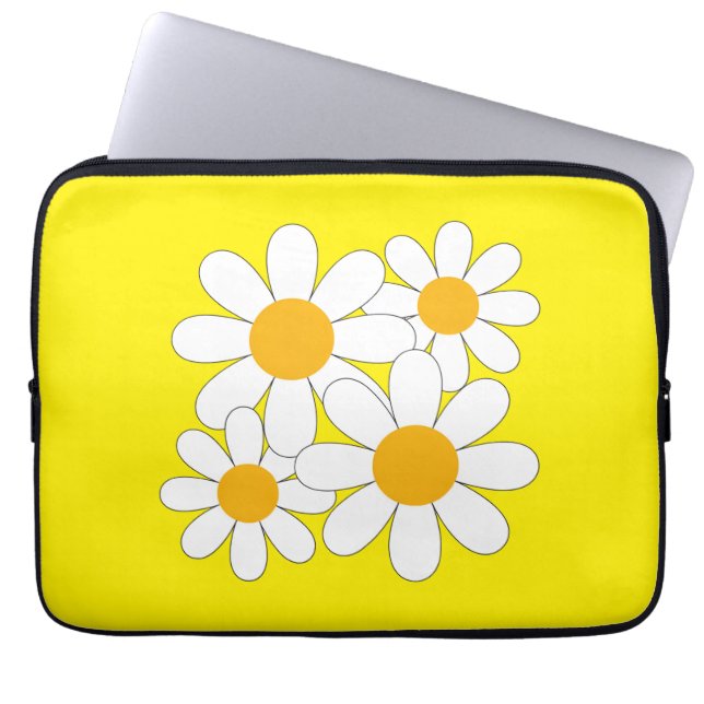 Capa Para Notebook Margarida Brilhante e Ousada (Frente)