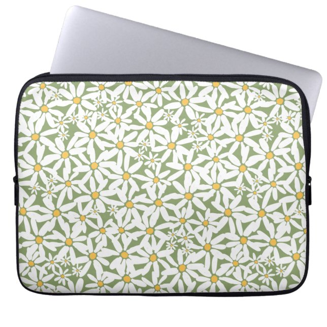 Capa Para Notebook Margarida com Tosse - Saco de Eletrônicos Verdes (Frente)