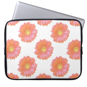 Capa Para Notebook Margarida de gerbera laranja