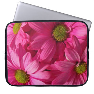 Capa Para Notebook Margaridas cor-de-rosa