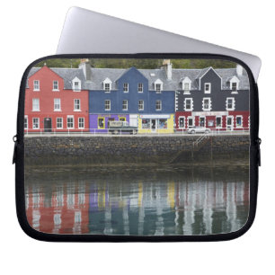 Capa Para Notebook Margem, Tobermory, Ilha de Mull, Escócia,