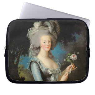 Capa Para Notebook Marie Antoinette com um rosa, 1783